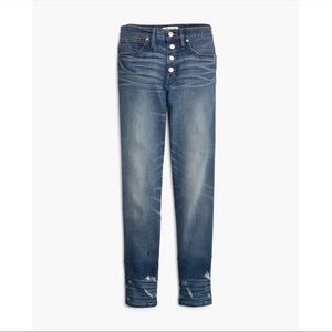 Madewell slim straight jean
